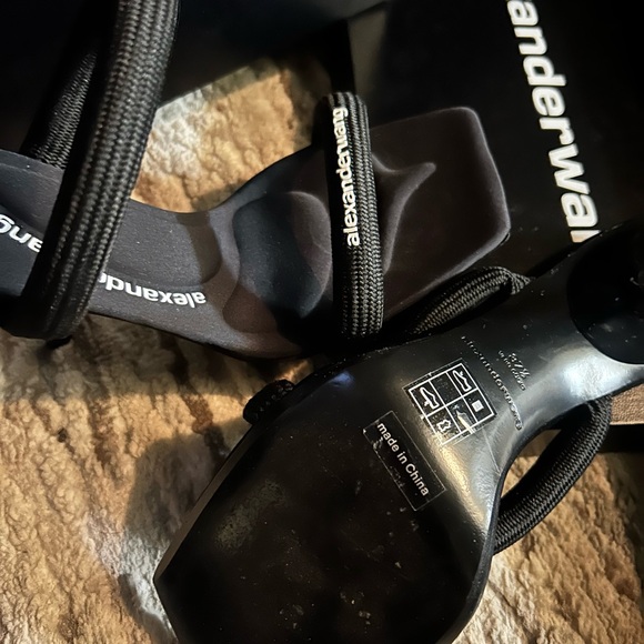 Alexander Wang Black Strappy Sandals - Picture 5 of 6